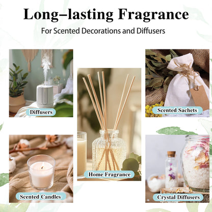 20PCS Essential Oils Set for Diffuser Home Care Making Scents Candle Peppermint Sweet Orange Rose Bergamot Valentine Gift