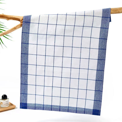 4/6/8/10 Pieces, 40Cm * 60Cm, Simple Checkered Pattern Kitchen Towel, Suitable for Washing Dishes, Drying Tableware