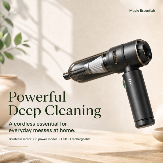CleanGo™ 2-in-1 Mini Vacuum & Air Duster