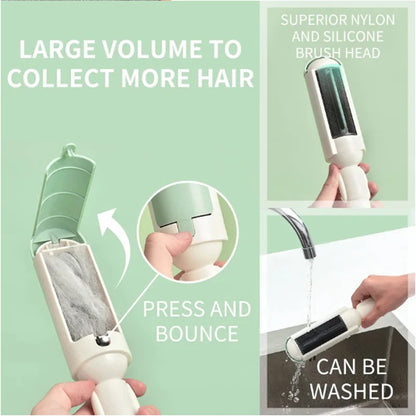 Pet Hair Remover Reusable Pet Lint Roller Brush Multi-Purpose Sofa Clothes Hair Sticker Roller Sticker Lint Remover