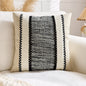 Luxury Textured Striped Woven Boho Cushion Covers Soft Linen Rustic Neutral Decorative Throw Pillow Cases for Sofa Bed Decor