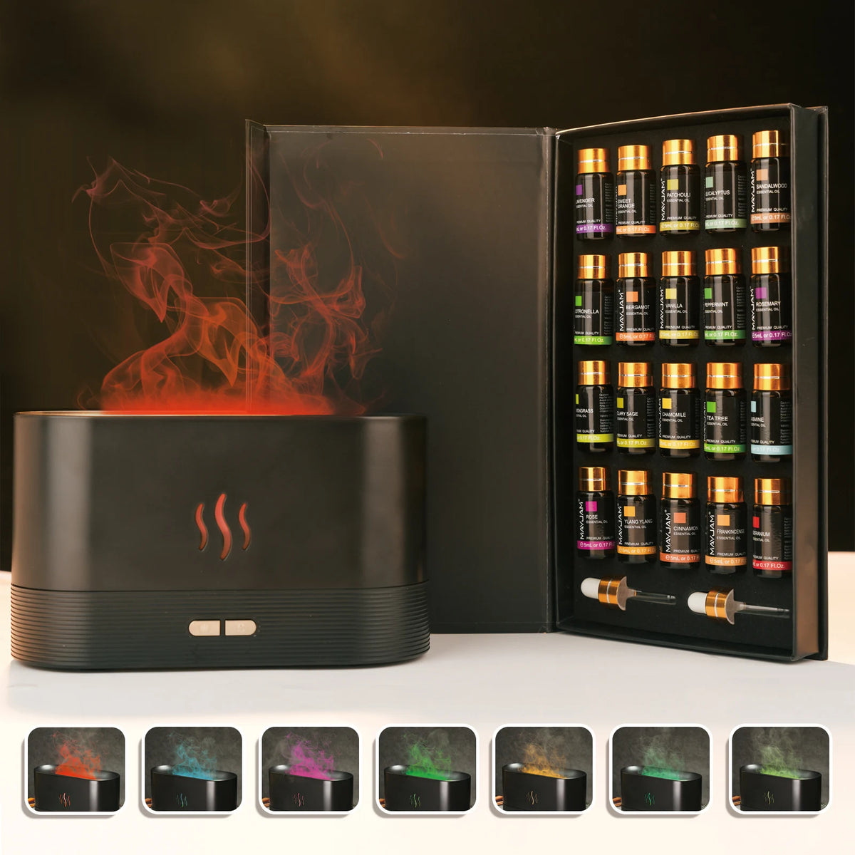 20PCS Essential Oils Set for Diffuser Home Care Making Scents Candle Peppermint Sweet Orange Rose Bergamot Valentine Gift