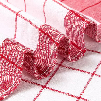 4/6/8/10 Pieces, 40Cm * 60Cm, Simple Checkered Pattern Kitchen Towel, Suitable for Washing Dishes, Drying Tableware