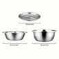 3Pcs/1Set Vegetable Slicer, Stainless Steel Slicer, Potato Slicer, Vegetable Washing Basin, Drain Basket, Multifunctional
